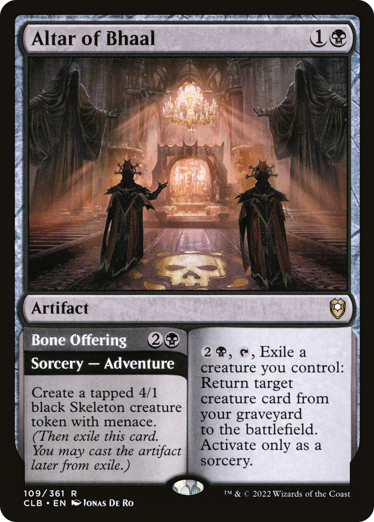 Altar of Bhaal // Bone Offering (CLB) #109 [EN/N]