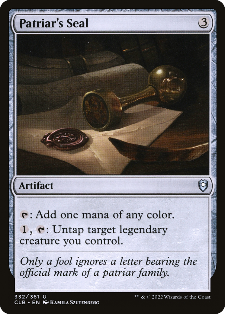 Patriar's Seal (CLB) #332 [EN/N]