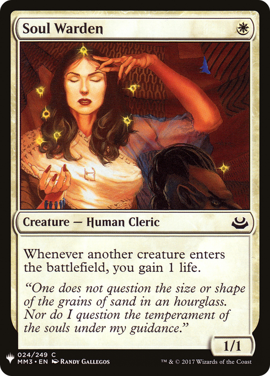 Soul Warden (PLST) #MM3-24 [EN/N] s/o