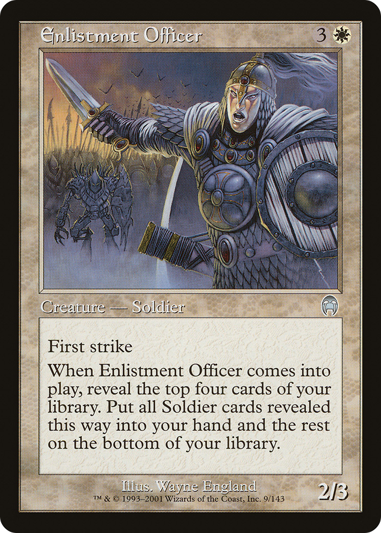 Enlistment Officer (APC) #9 [EN/N]
