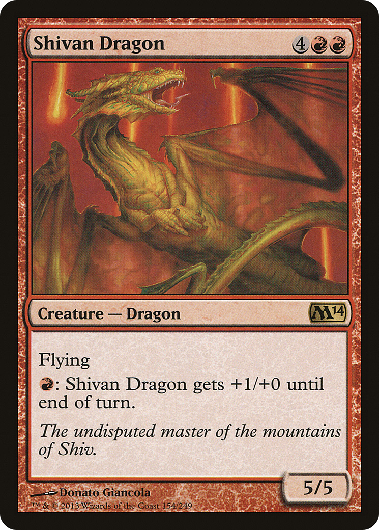 Shivan Dragon (M14) #154 [EN/N]