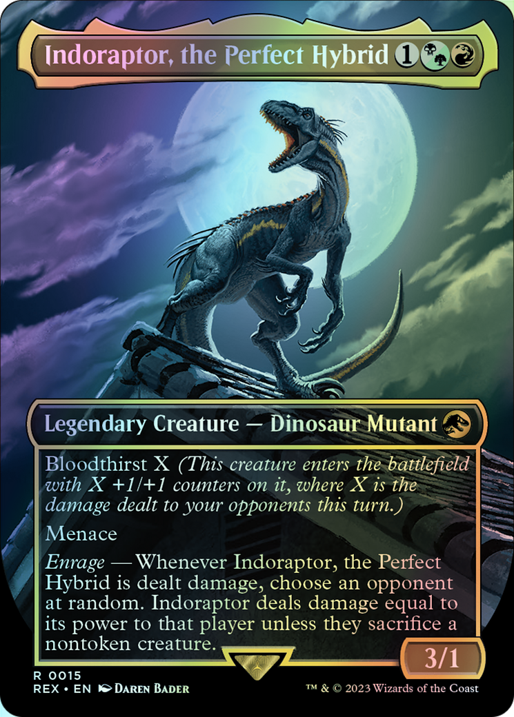 Indoraptor, the Perfect Hybrid (REX) #15 [EN/F] s/o