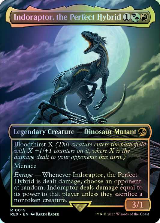 Indoraptor, the Perfect Hybrid (REX) #15 [EN/F] s/o