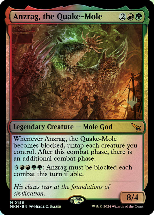 Anzrag, the Quake-Mole (PMKM) #186p [EN/F] s/o