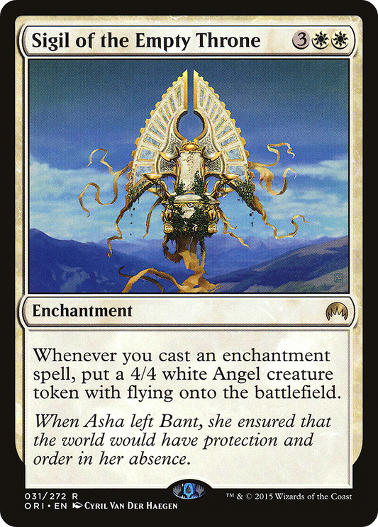 Sigil of the Empty Throne (ORI) #31 [EN/N] s/o
