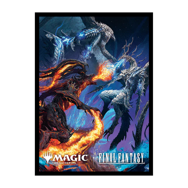 Bahamut and Ifrit 100ct Deck Protector Sleeves