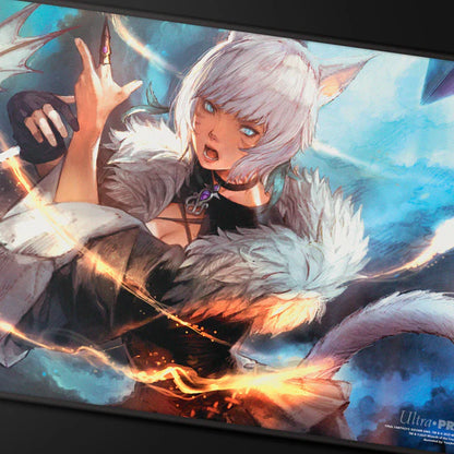Y'shtola Rhul Black Stitched Playmat