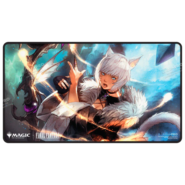 Y'shtola Rhul Black Stitched Playmat