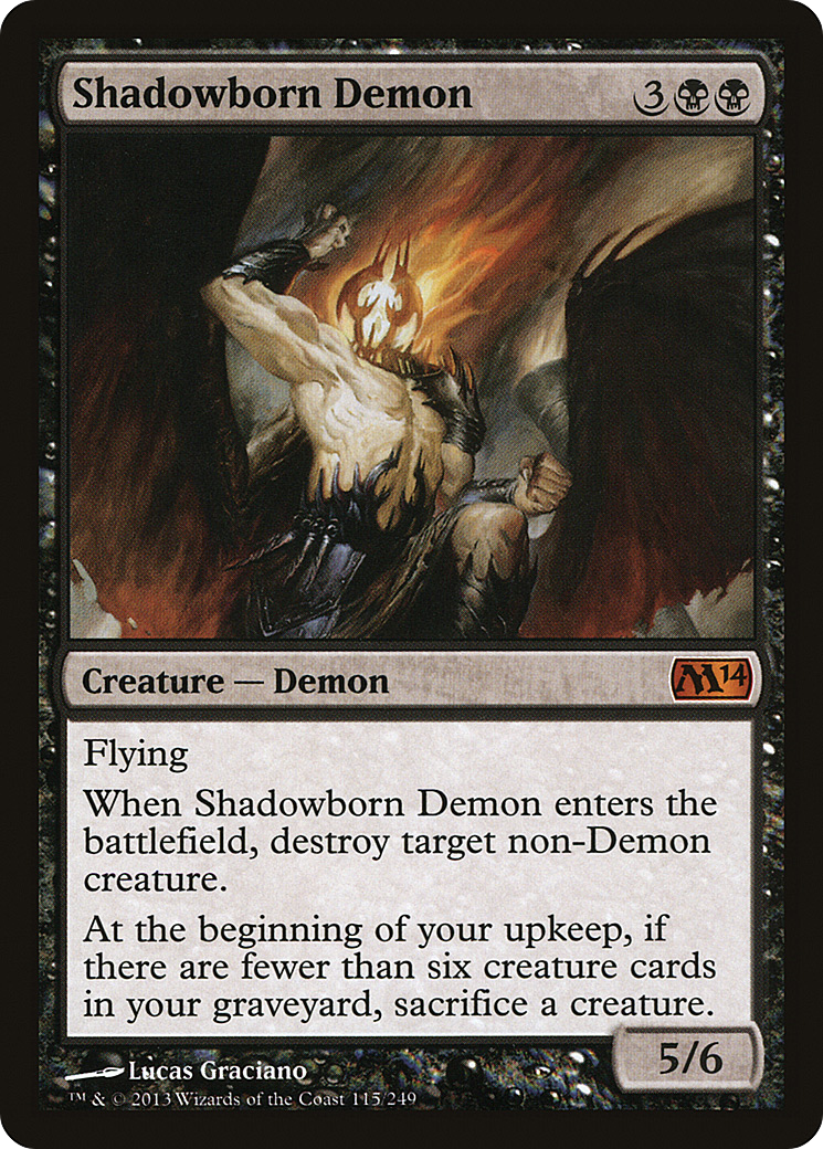 Shadowborn Demon (M14) #115 [EN/N]