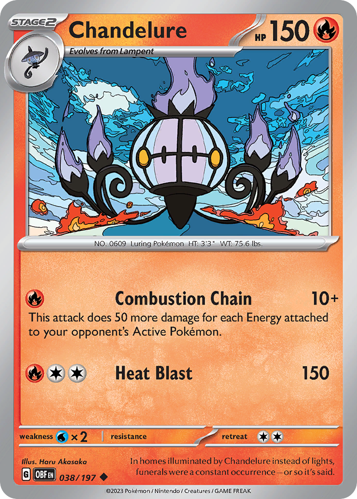 Chandelure (OBF) #038 [EN/N]