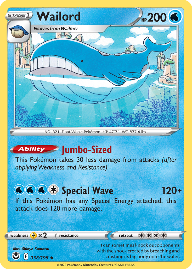 Wailord (SIT) #038 [EN/N] s/o