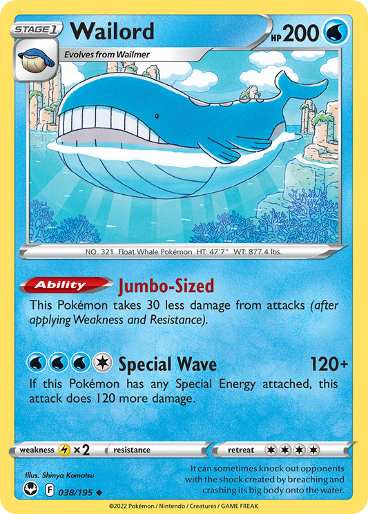 Wailord (SIT) #038 [EN/N] s/o