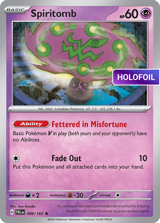 Spiritomb (PAL) #089 [EN/H]