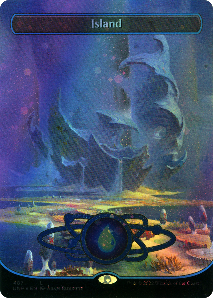 Island - Galaxy Foil (UNF) #487 [EN/F]