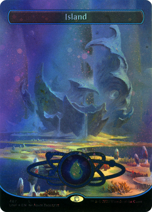 Island - Galaxy Foil (UNF) #487 [EN/F]