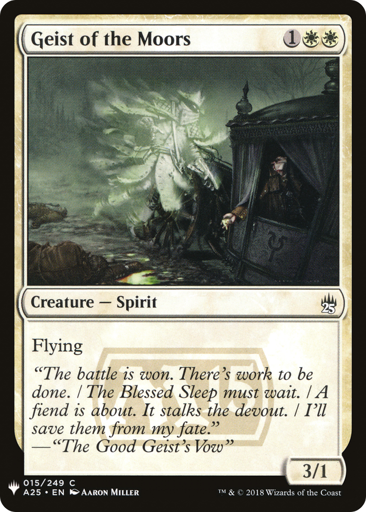 Geist of the Moors (PLST) #A25-15 [EN/N]
