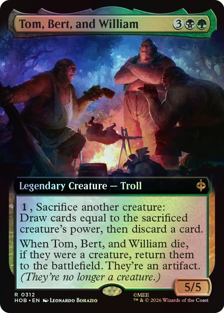 Tom, Bert, and William (HOB) #312 [EN/F]