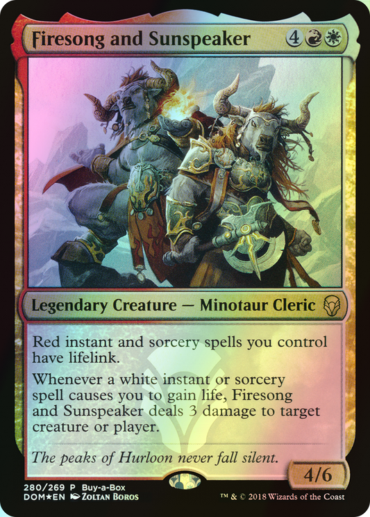 Firesong and Sunspeaker (DOM) #280 [EN/F]