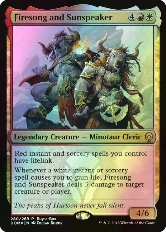 Firesong and Sunspeaker (DOM) #280 [EN/F]