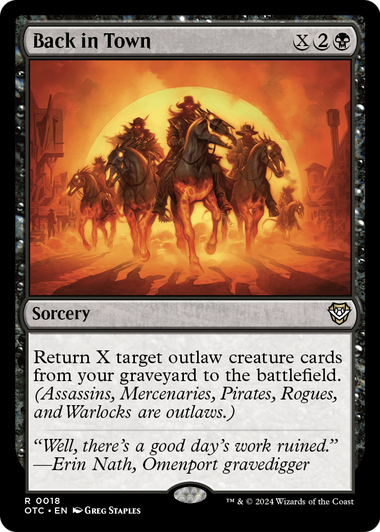 Back in Town (OTC) #18 [EN/N]