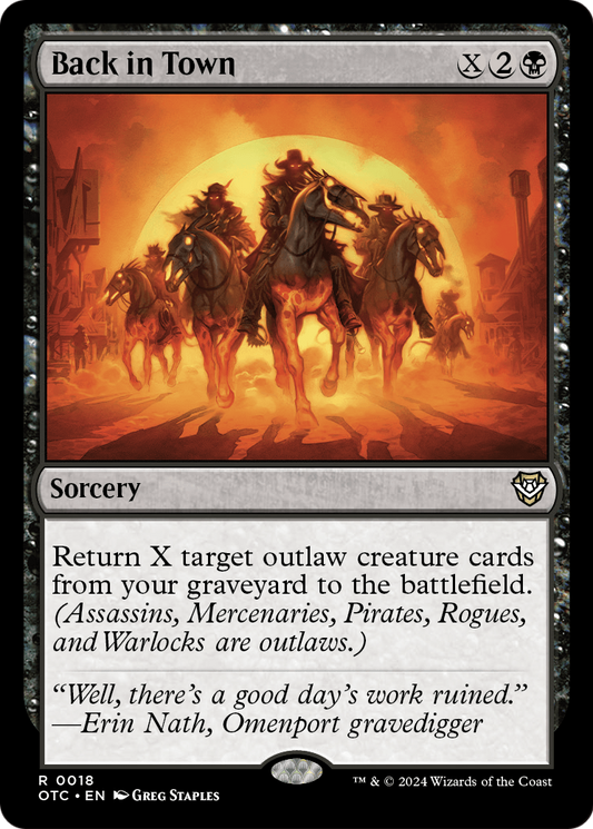 Back in Town (OTC) #18 [EN/N]