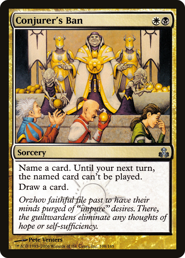 Conjurer's Ban (GPT) #108 [EN/N]