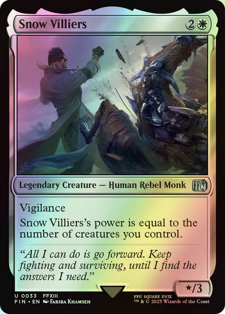 Snow Villiers (FIN) #33 [EN/F] s/o