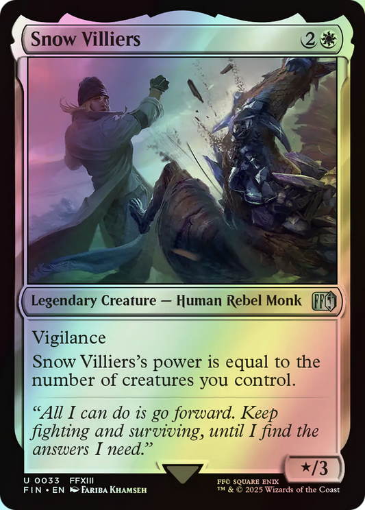 Snow Villiers (FIN) #33 [EN/F] s/o