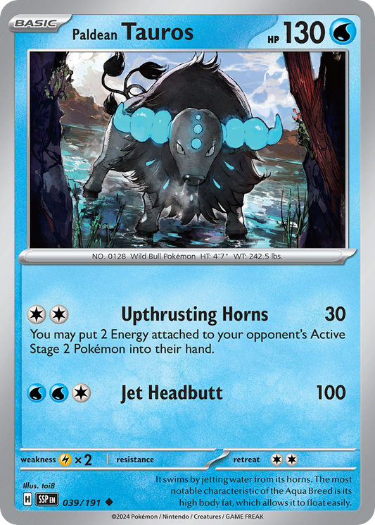 Paldean Tauros - 039/191 (SSP) #039 [EN/N]
