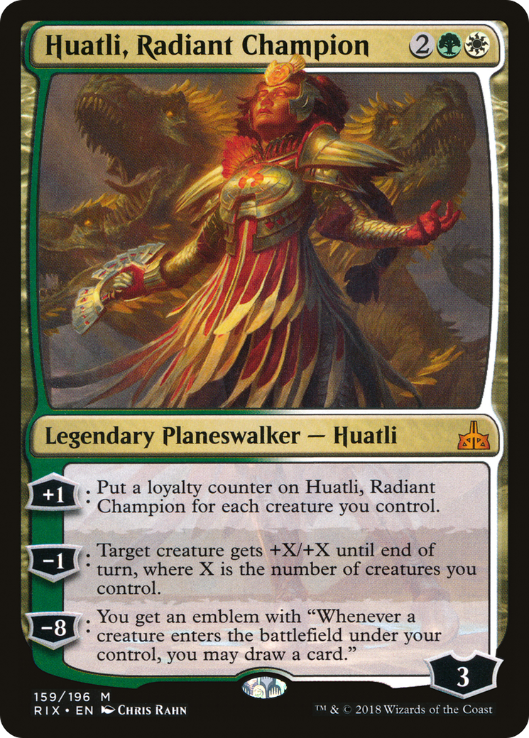 Huatli, Radiant Champion (RIX) #159 [EN/N]