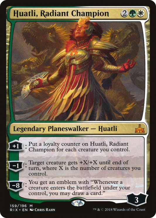 Huatli, Radiant Champion (RIX) #159 [EN/N]