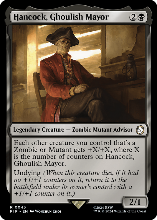 Hancock, Ghoulish Mayor (PIP) #45 [EN/N] s/o