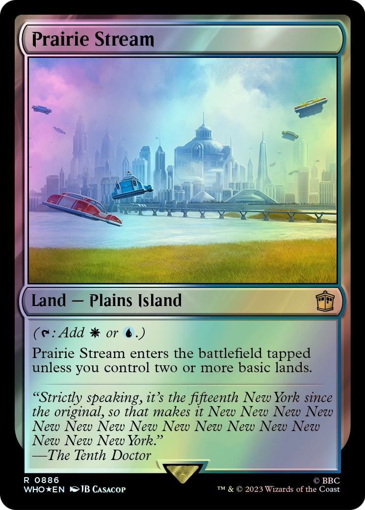 Prairie Stream - Surge Foil (WHO) #886 [EN/F]