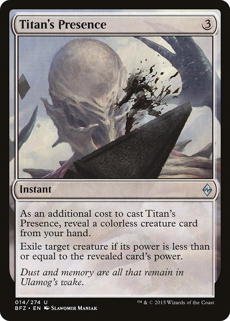 Titan's Presence (BFZ) #14 [EN/N]