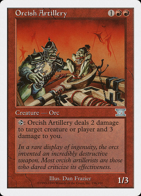 Orcish Artillery (6ED) #196 [EN/N] s/o