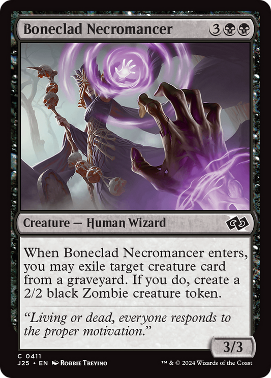 Boneclad Necromancer (J25) #411 [EN/N]