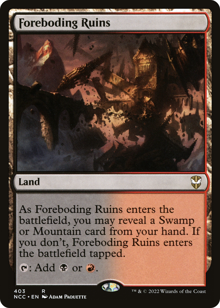 Foreboding Ruins (NCC) #403 [EN/N] s/o