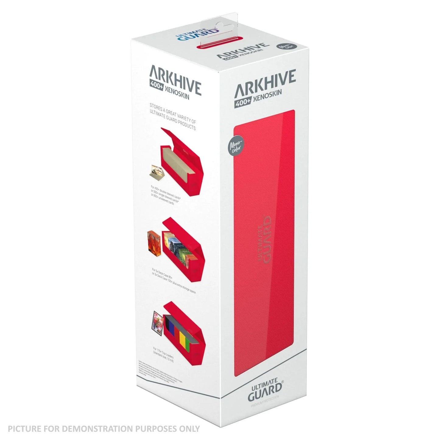 Ultimate Guard - Arkhive 400+ XenoSkin Monocolor - RED