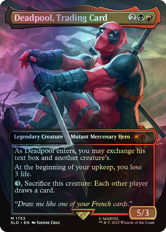 Deadpool, Trading Card (SLD) #1753 [EN/F] s/o