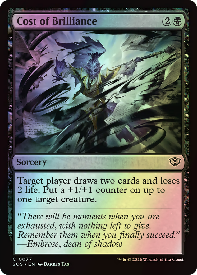 Cost of Brilliance (SOS) #77 [EN/F]