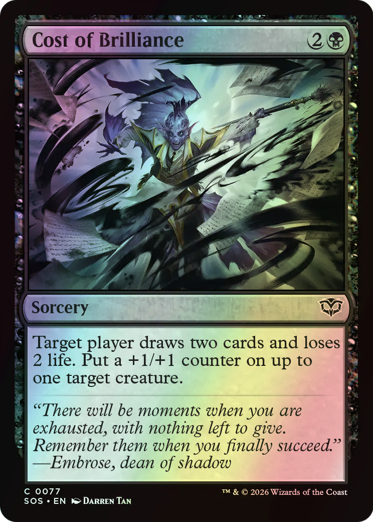 Cost of Brilliance (SOS) #77 [EN/F]