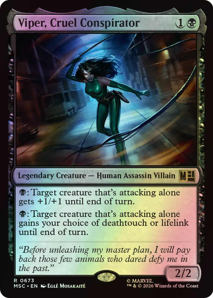 Viper, Cruel Conspirator (MSC) #673 [EN/F]