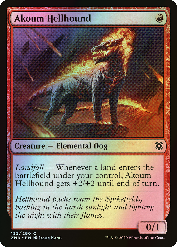 Akoum Hellhound (ZNR) #133 [EN/F]