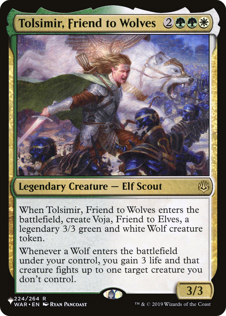 Tolsimir, Friend to Wolves (PLST) #WAR-224 [EN/N] s/o