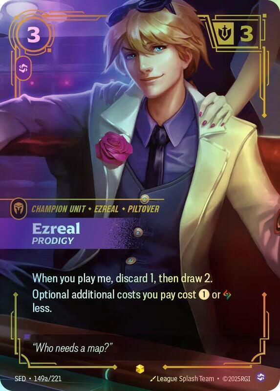 Ezreal - Prodigy (Alternate Art) (SFD) #149a [EN/F] s/o
