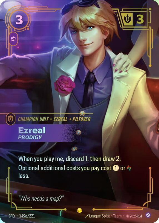 Ezreal - Prodigy (Alternate Art) (SFD) #149a [EN/F] s/o