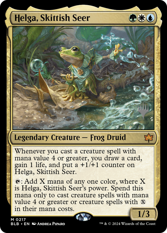 Helga, Skittish Seer (PBLB) #217p [EN/N]