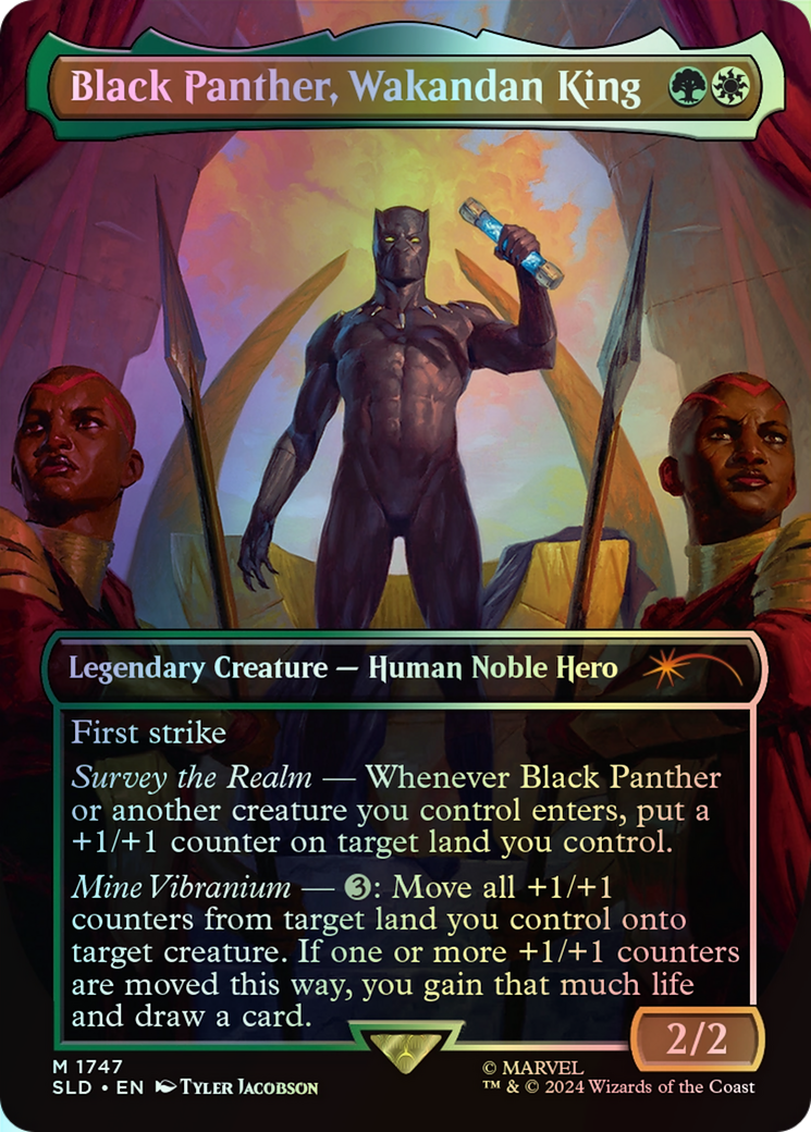 Black Panther, Wakandan King (SLD) #1747 [EN/F] s/o