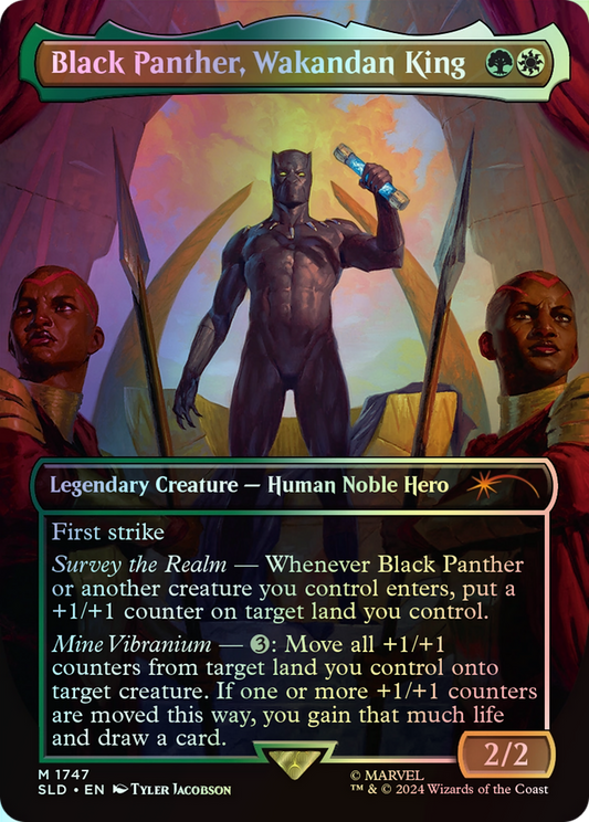 Black Panther, Wakandan King (SLD) #1747 [EN/F] s/o