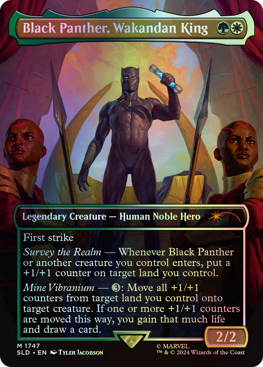 Black Panther, Wakandan King (SLD) #1747 [EN/F] s/o